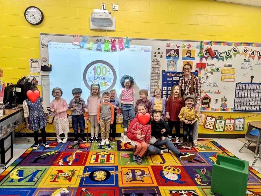 100th day of school for Pre- School